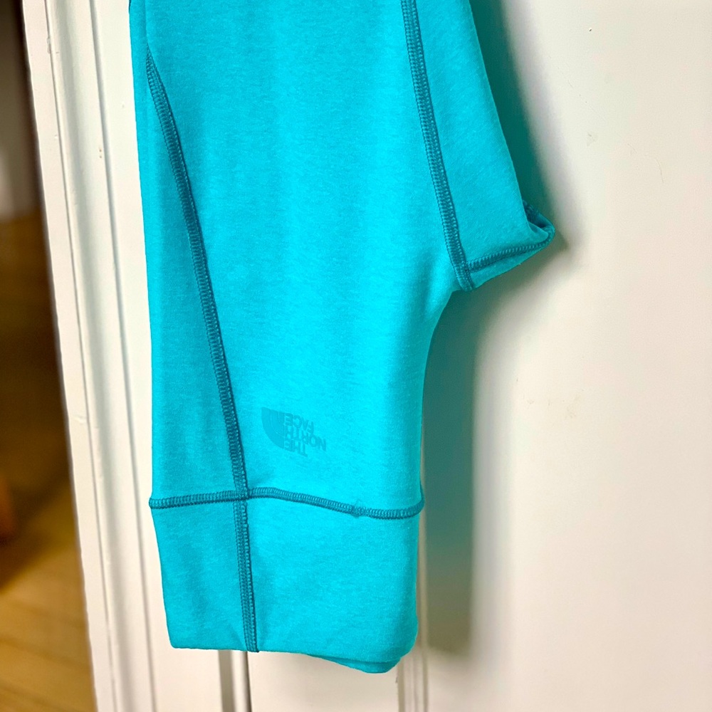 North Face Legging, Crop, Athletic, Blue, XS